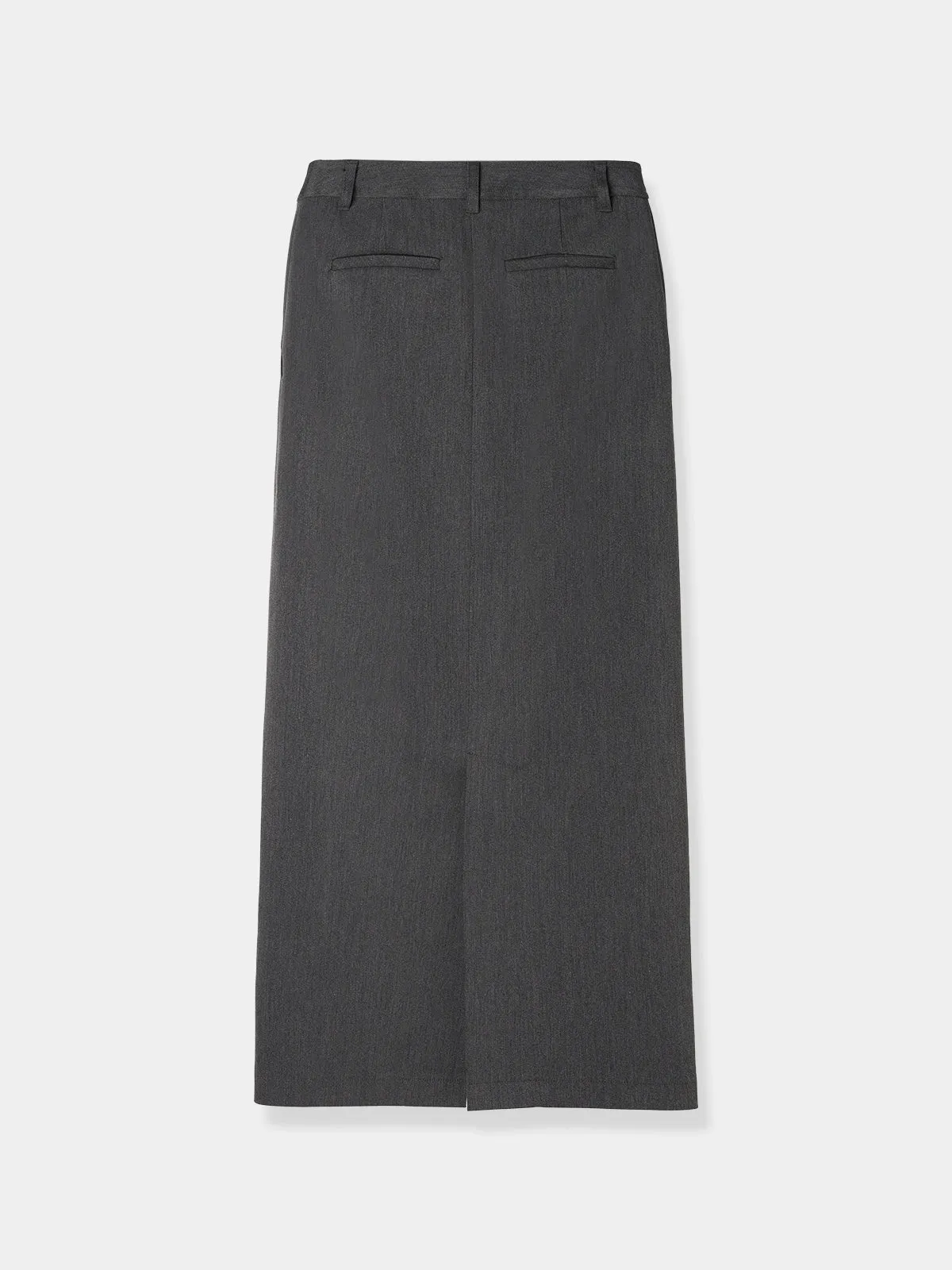 Front pin tuck pencil Skirt