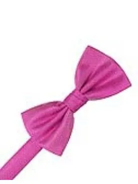 Fuchsia Herringbone Formal Bow Tie