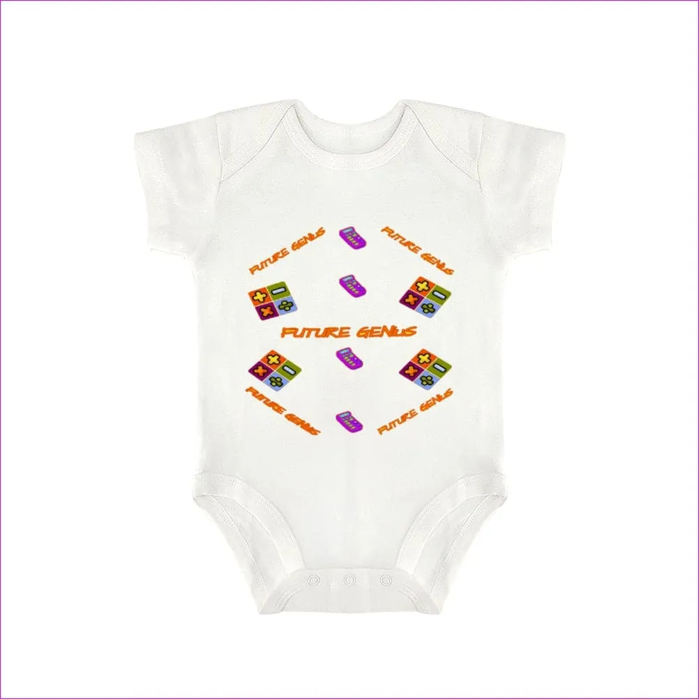 Future Genius Short-Sleeved Onesie