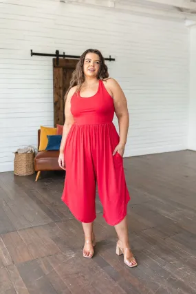 Good Idea Jumpsuit in Red