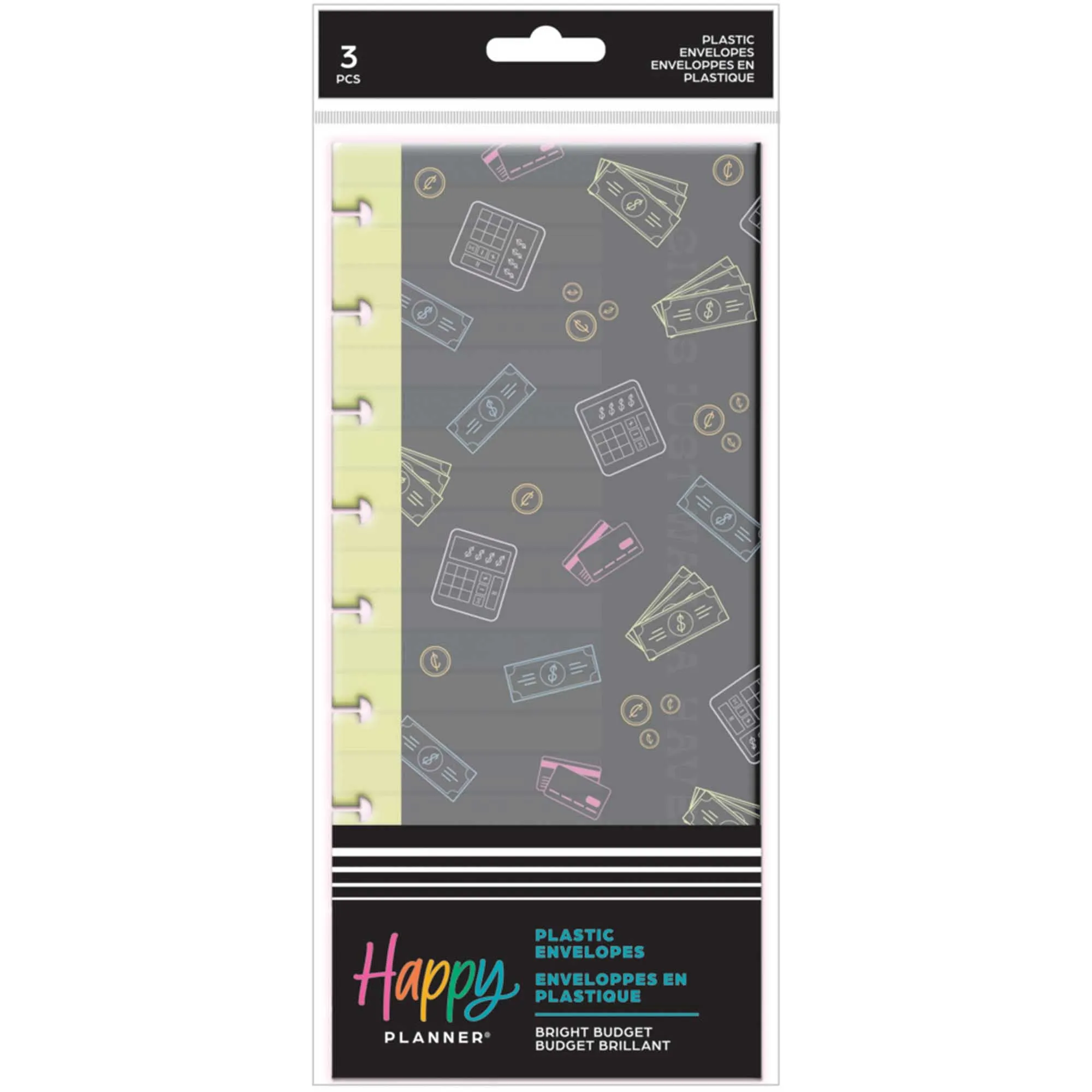 Happy Planner Bright Budget Envelopes - 3 Pack