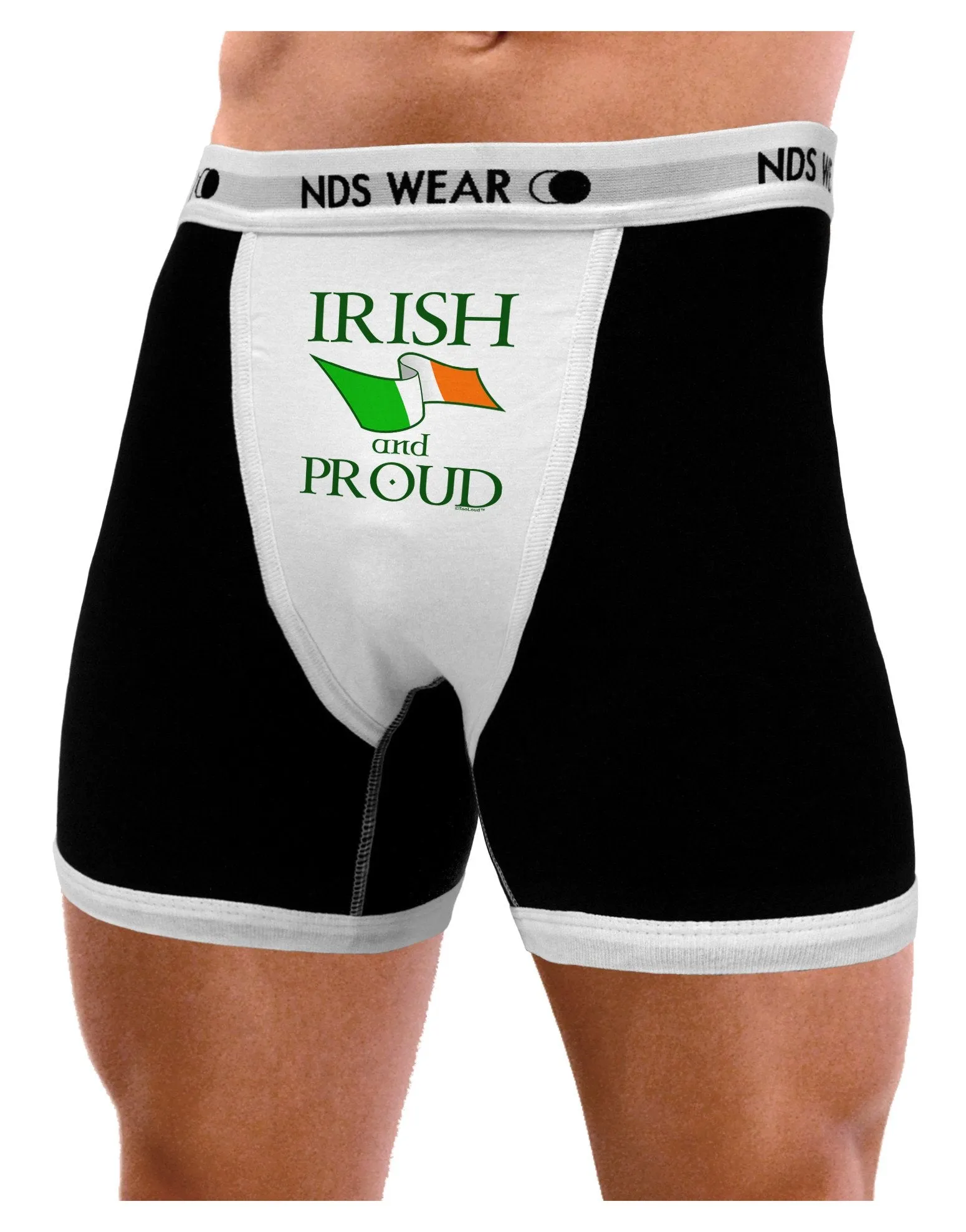 Irish and Proud Mens Boxer Brief Underwear