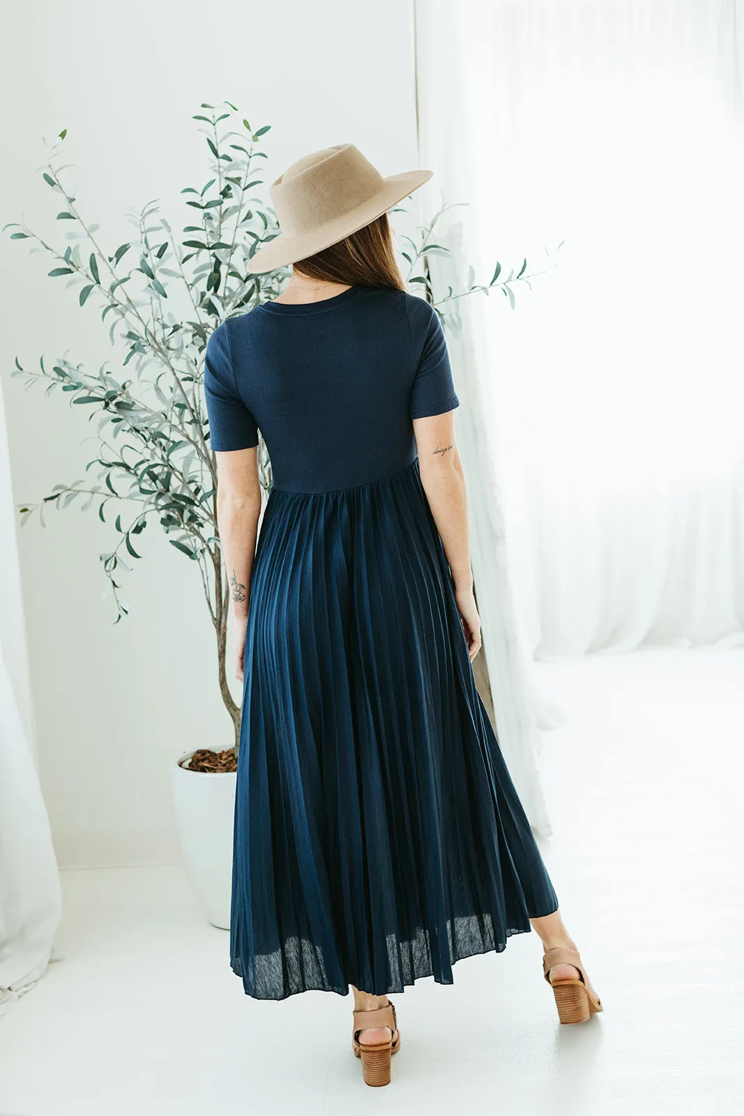 Joyce Pleated Dress