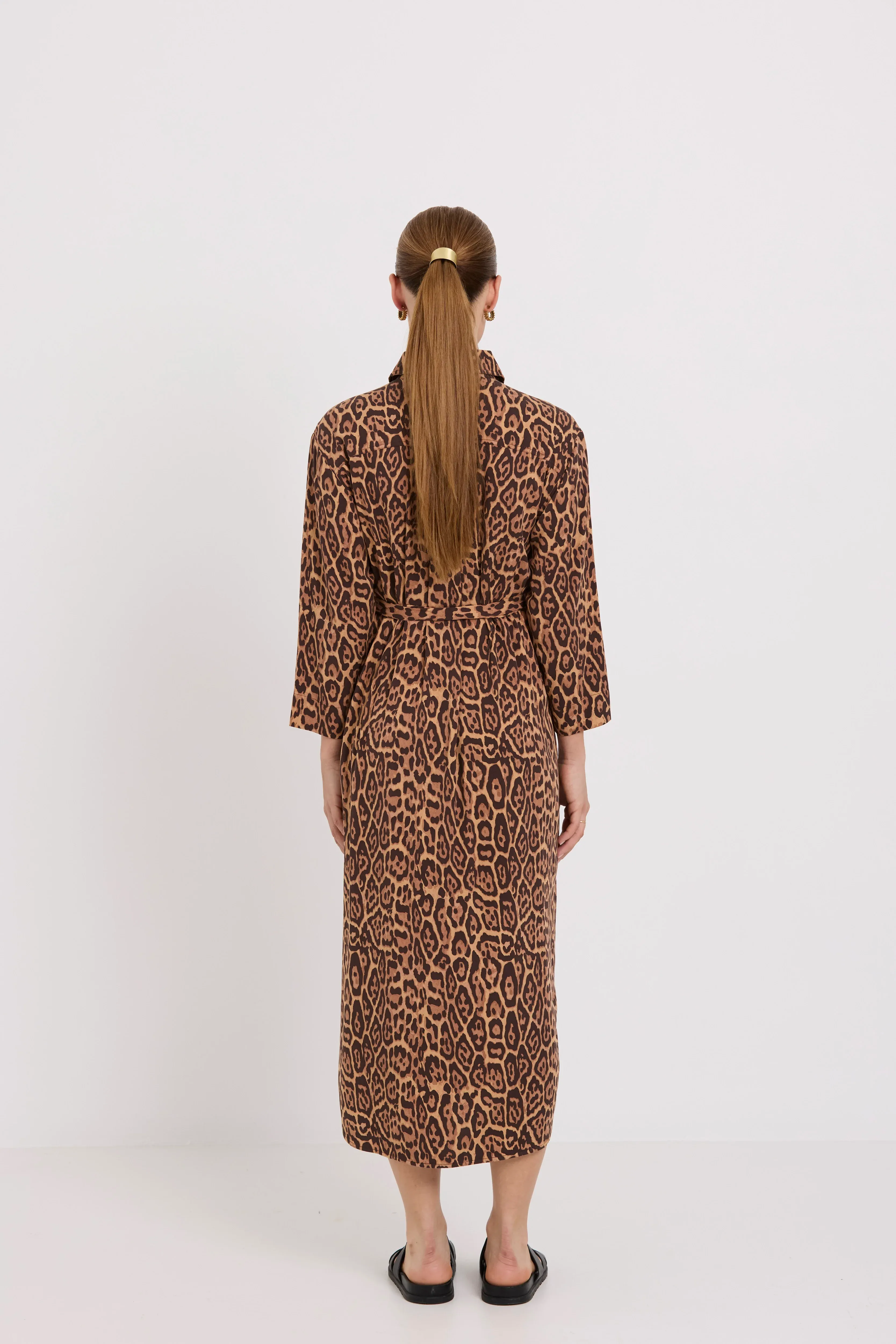 Julia Shirt Dress - Jaguar Twill