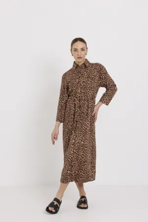 Julia Shirt Dress - Jaguar Twill