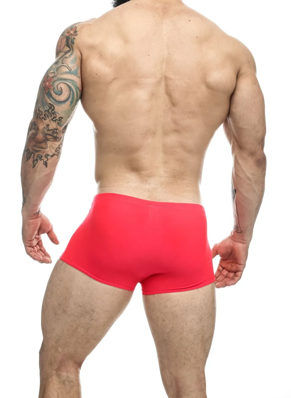 JUSTIN SIMON XSJ08 Classic Trunks Color Coral