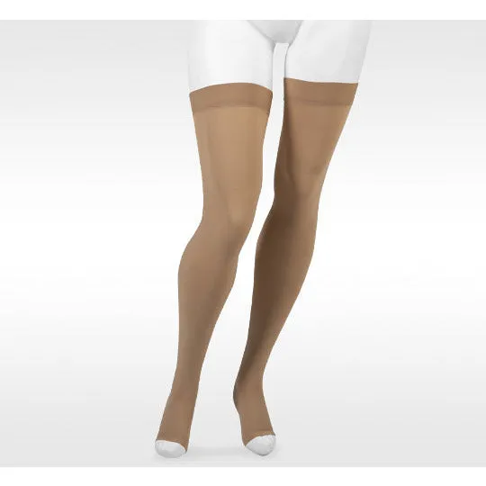 Juzo Move Thigh High w/ Silicone Band 30-40 mmHg, Open Toe