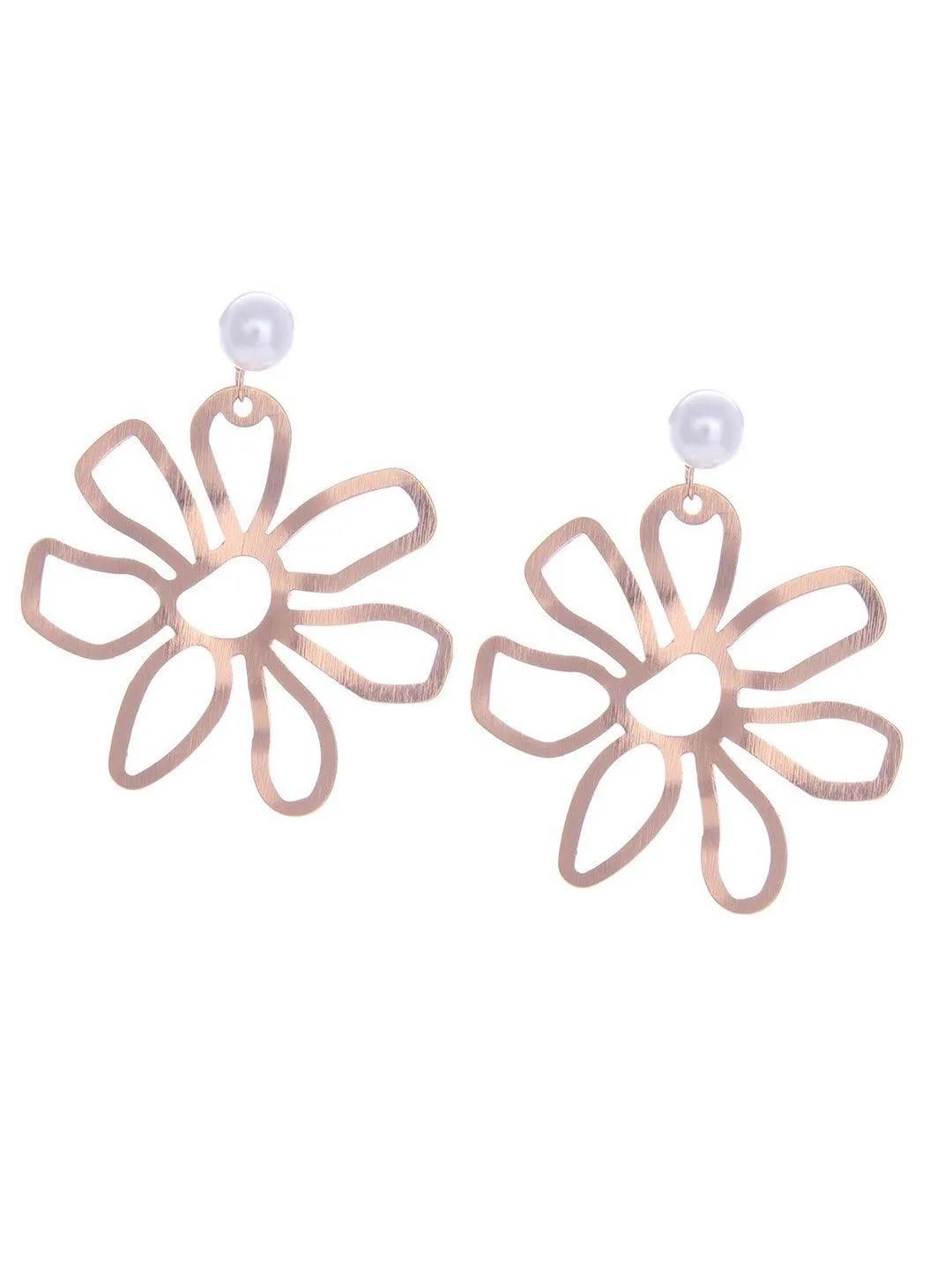 Khushnaz Ashdin Turner In Flower Stencil Earrings