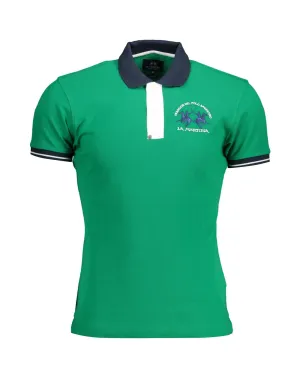 La Martina Men's Green Polo Shirt