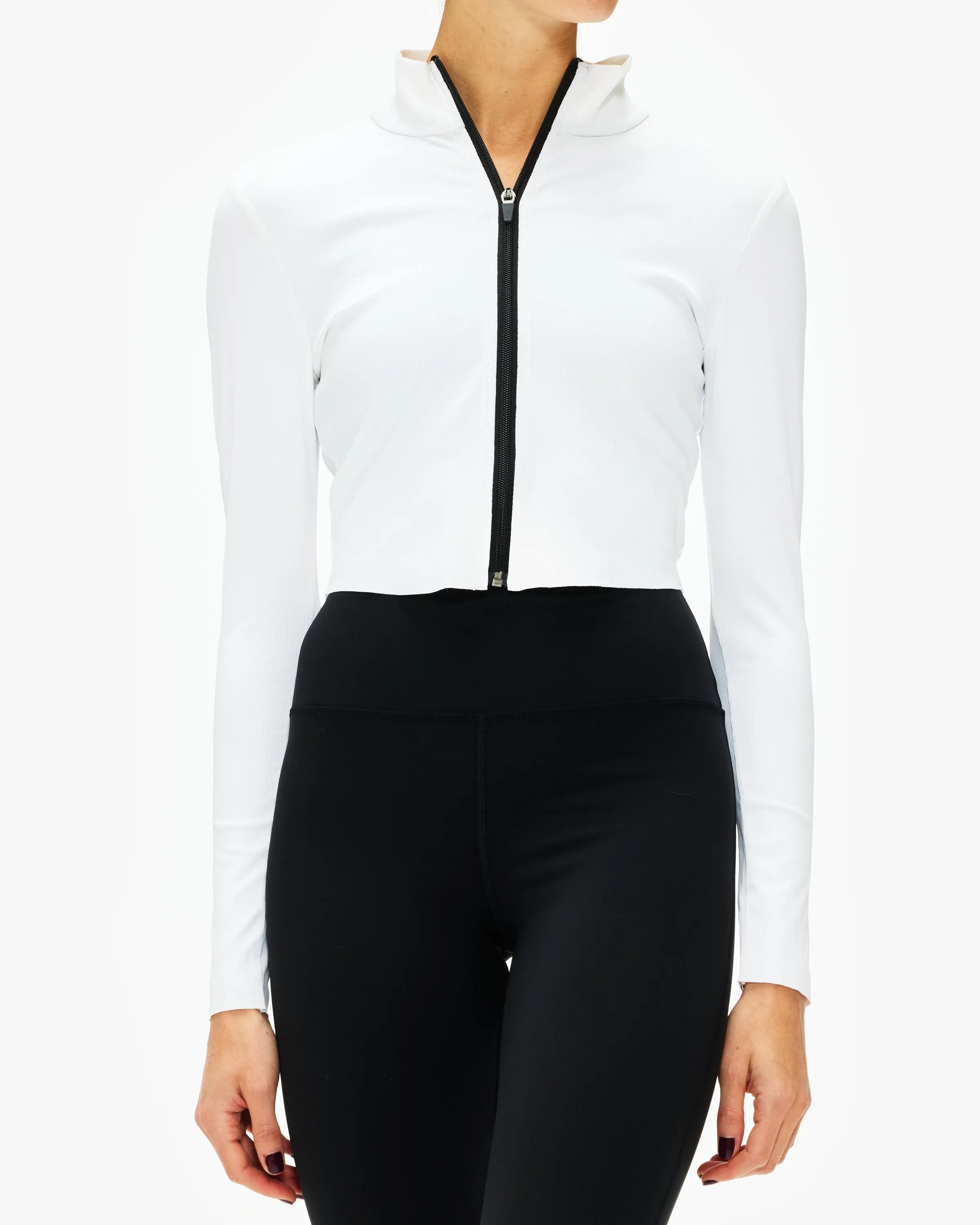 Lanston Train Cropped Zip Up