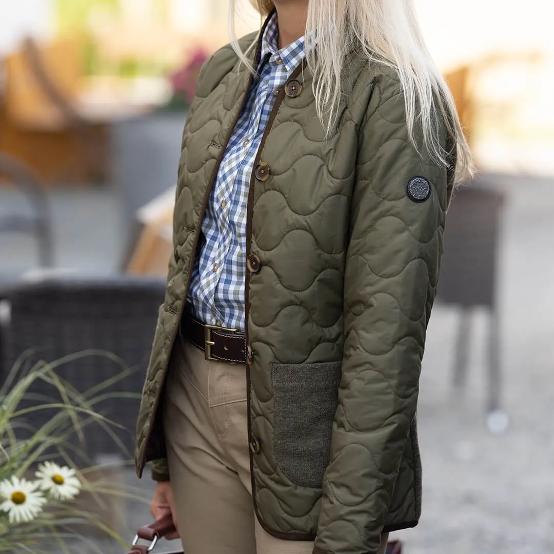 Leonie Casual Jacket - Dark Olive by Blaser