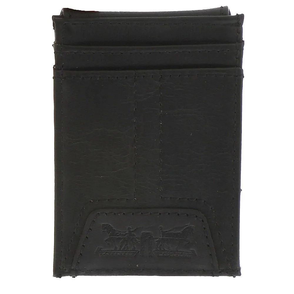 Levi's Men's RFID-Blocking Wide Magnetic Front-Pocket Wallet