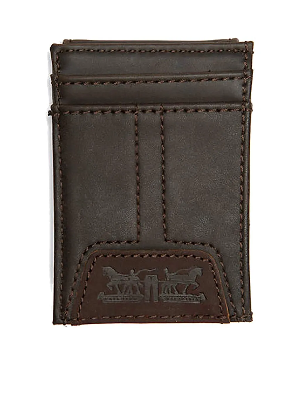 Levi's Men's RFID-Blocking Wide Magnetic Front-Pocket Wallet