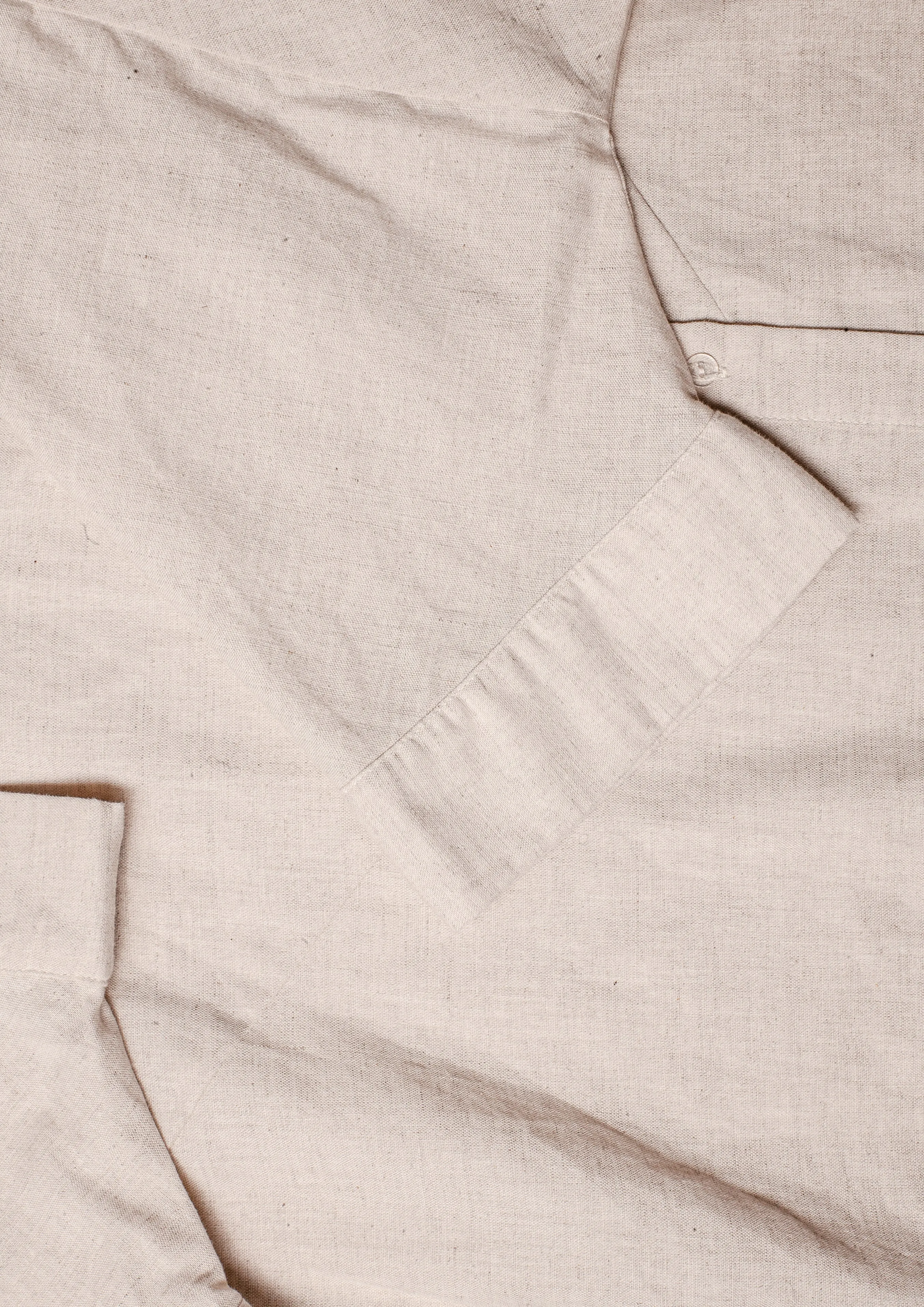 LIGHT SUMMER BLOUSE - NATURAL LINEN white