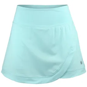 Lija Women's Neutral Zone Wrap Skort - Blue Mist