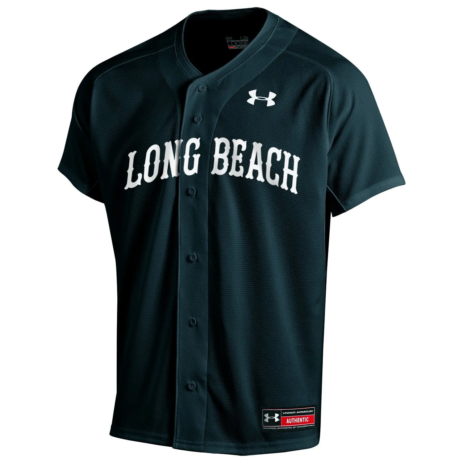 Long Beach State Dirtbags Under Armour Black #49 Replica Baseball Jersey