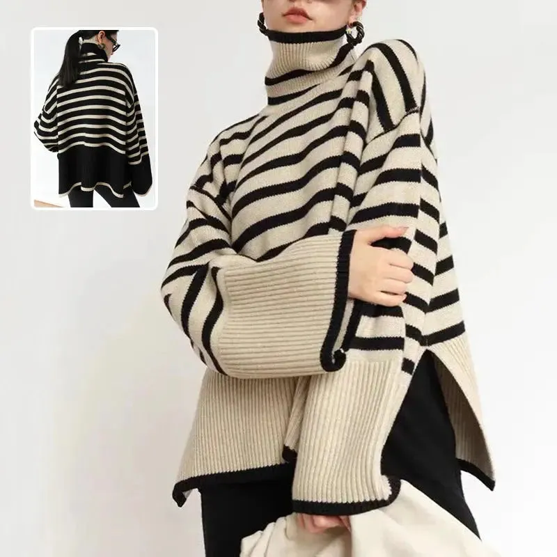 Loose Slit Design Sweater