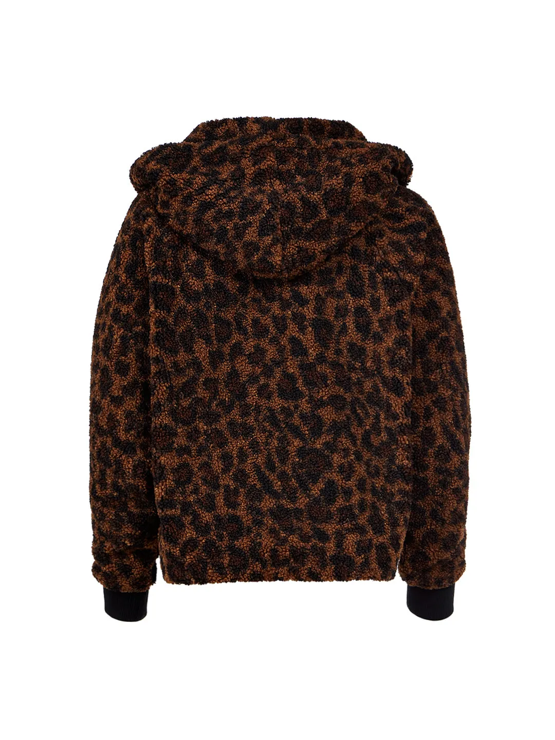 Lou & Grey for LOFT Leopard Cozy Up Jacket in Brown Multi