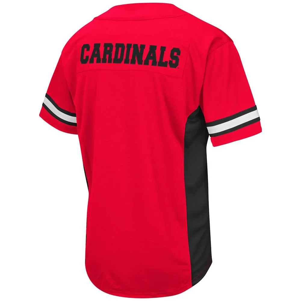 Louisville Cardinals Colosseum Red Polyester Replica Baseball Jersey