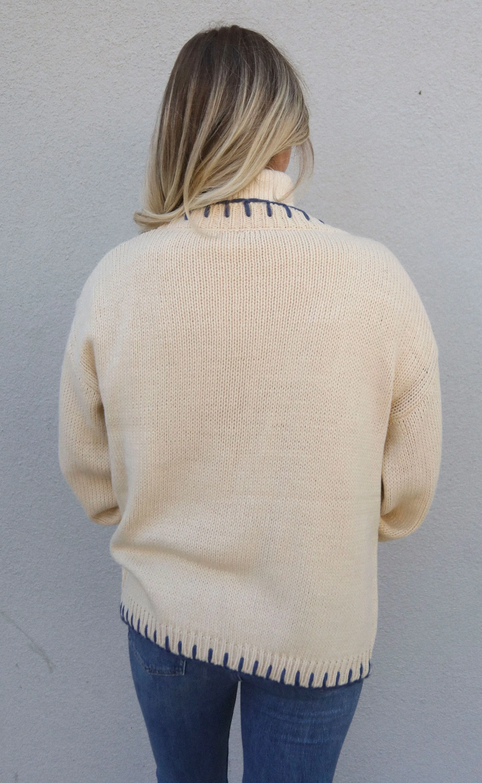 love club sweater - cream