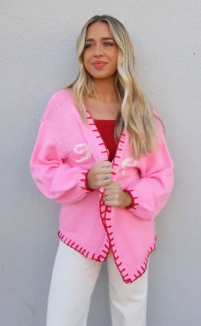 love club sweater - pink