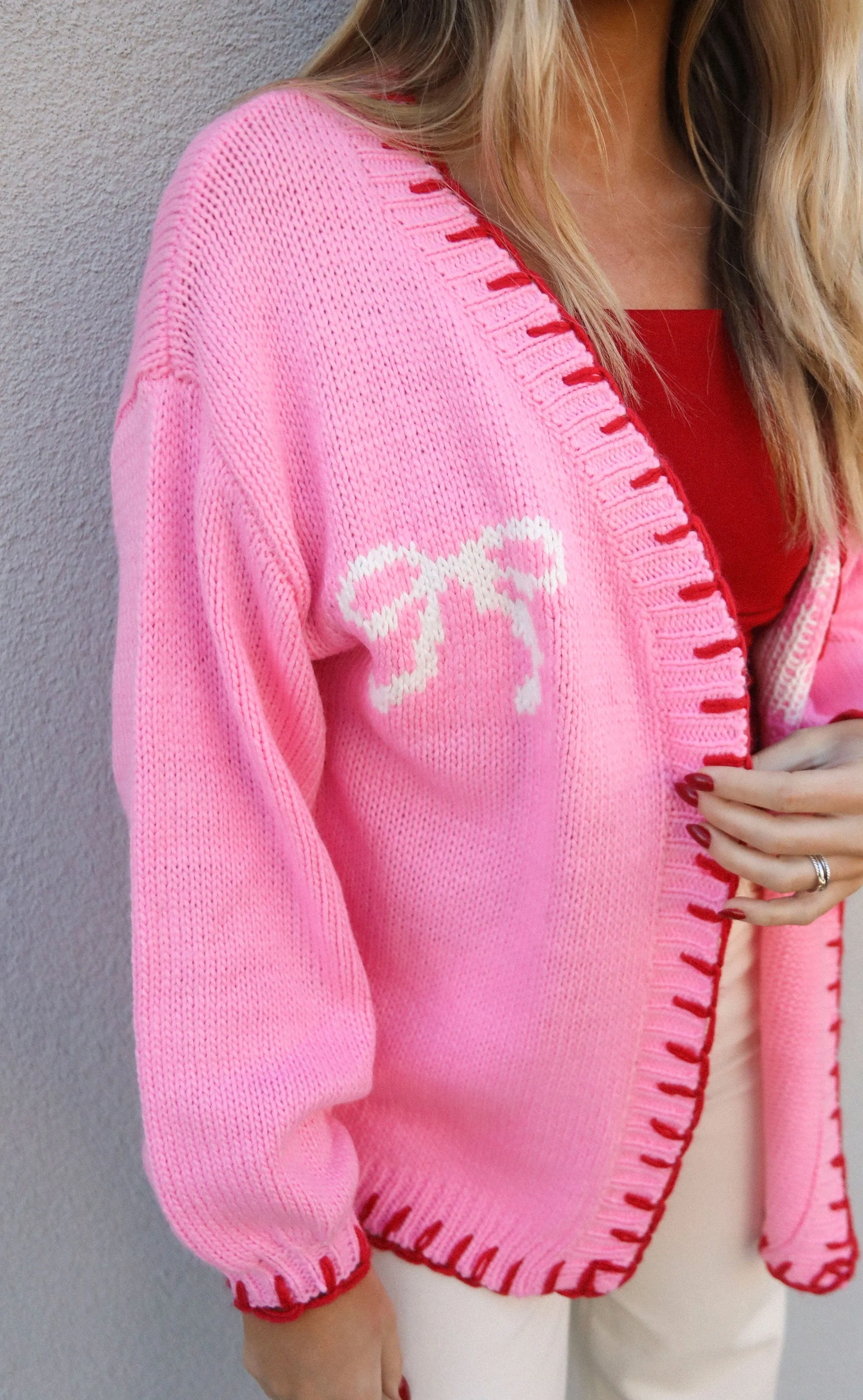 love club sweater - pink