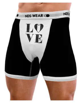 Love Splatter Mens Boxer Brief Underwear