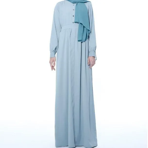 MA019 Pocket Abaya WIth Button Nursing Friendly