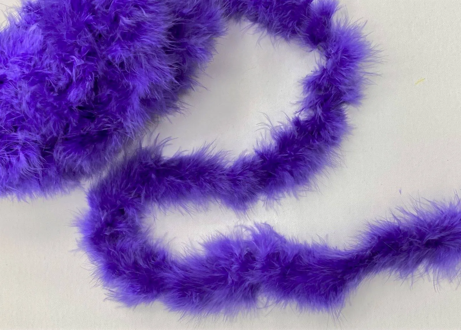 Marabou Feather Fur Strung Trim - 9 MTR PACKET