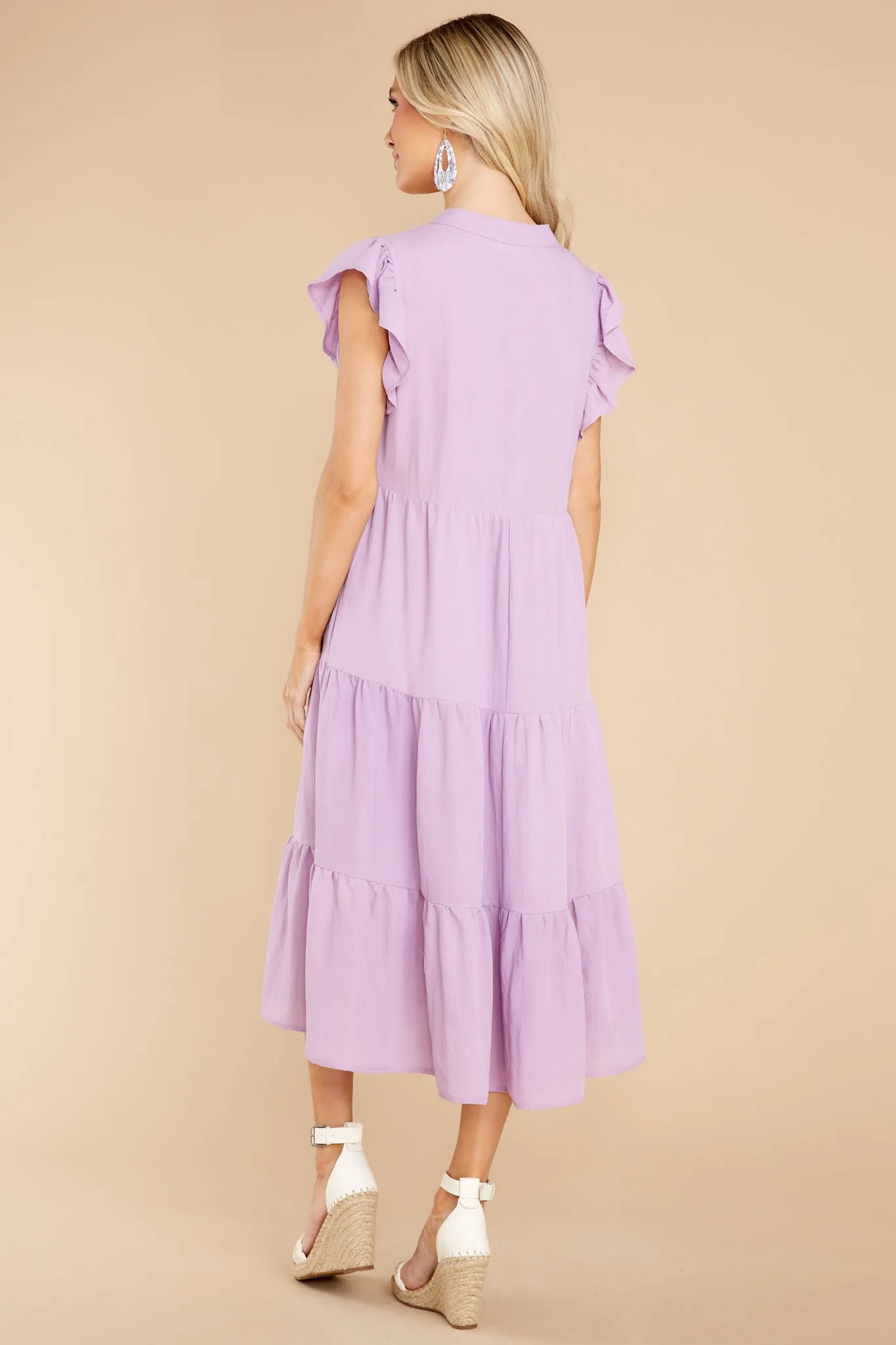 Meaningful Ways Lavender Midi Dress