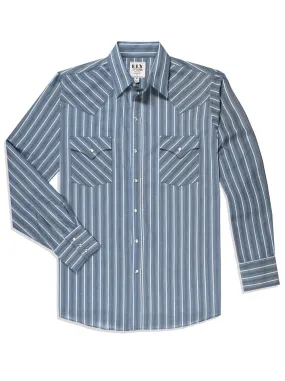 Men's Ely Cattleman Long Sleeve Stripe Western Snap Shirt