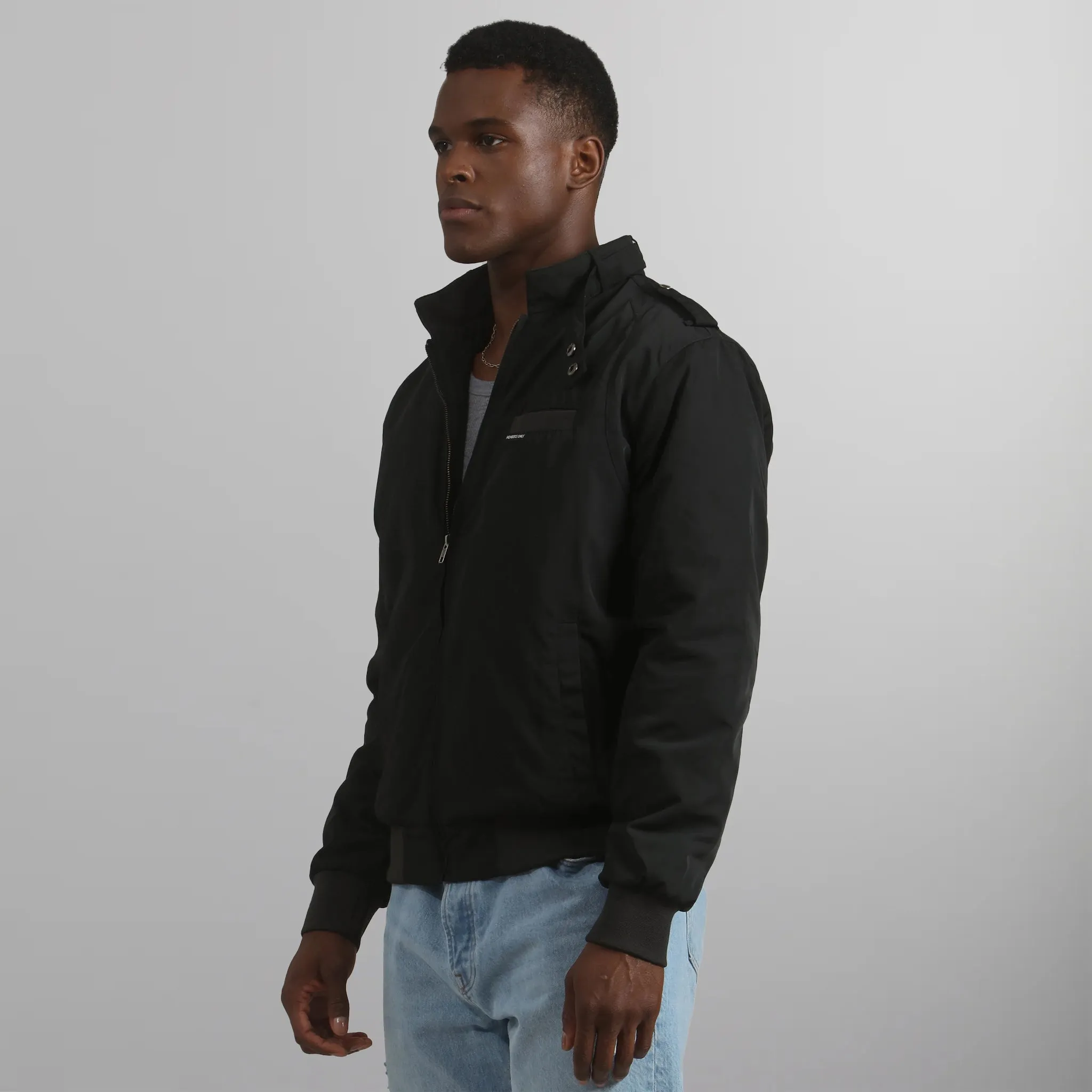 Men's Iconic Racer Quilted Lining Jacket