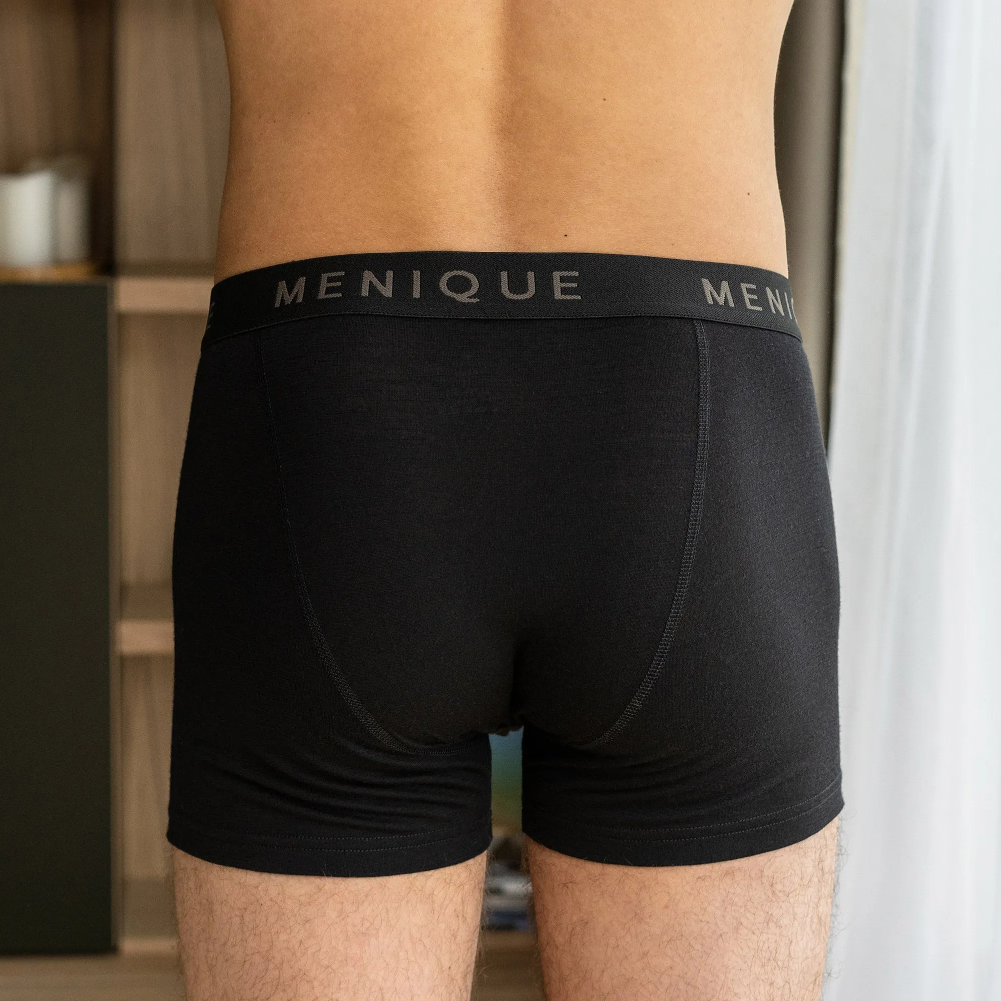 Men's Merino Short Boxer Briefs