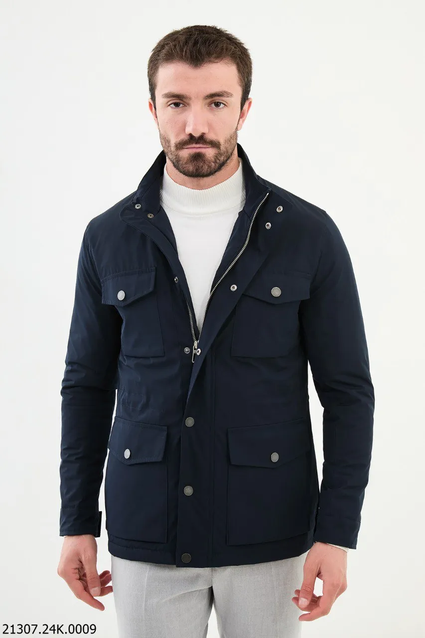 Men's Navy Blue Field Utility Jacket