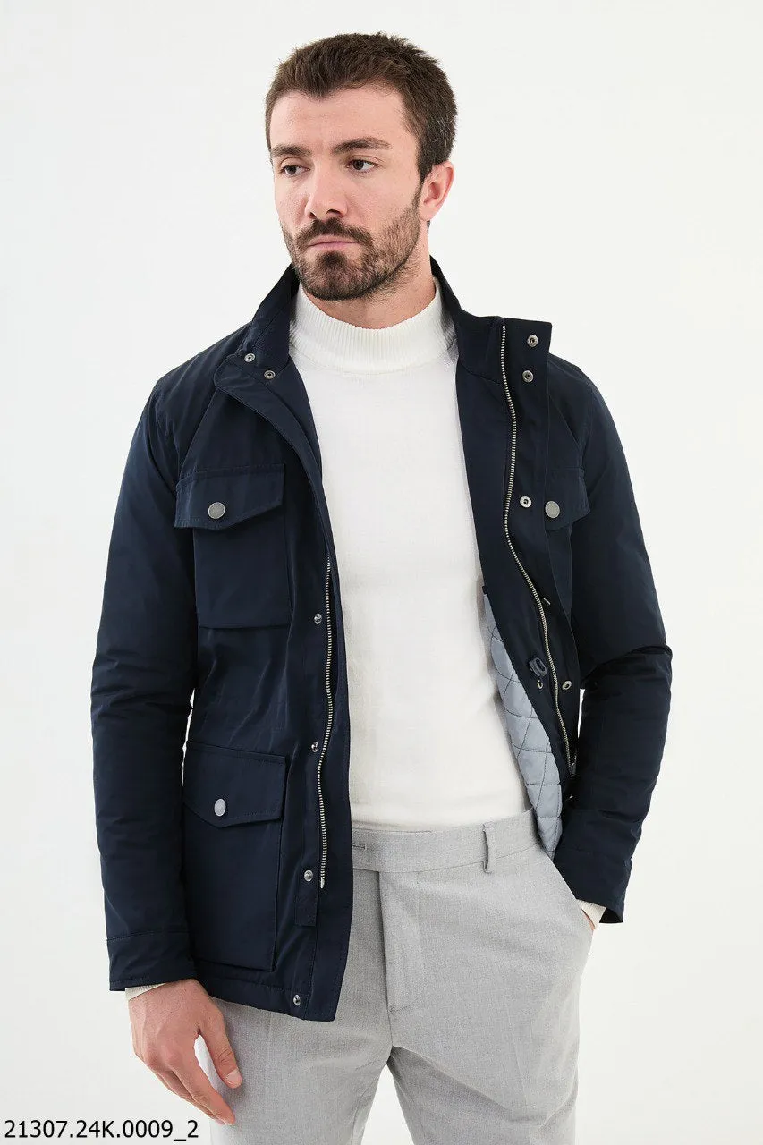 Men's Navy Blue Field Utility Jacket