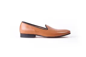 Men's Tan Slip-On with Leather Sole (EX-138)