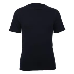 Merino Skins Unisex Short Sleeve Crew Neck - Black