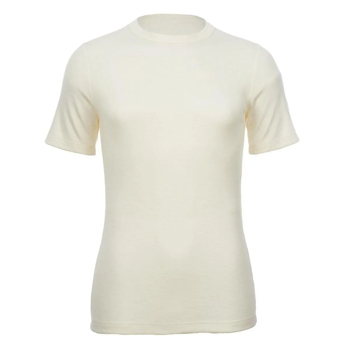 Merino Skins Unisex Short Sleeve Crew Neck - White