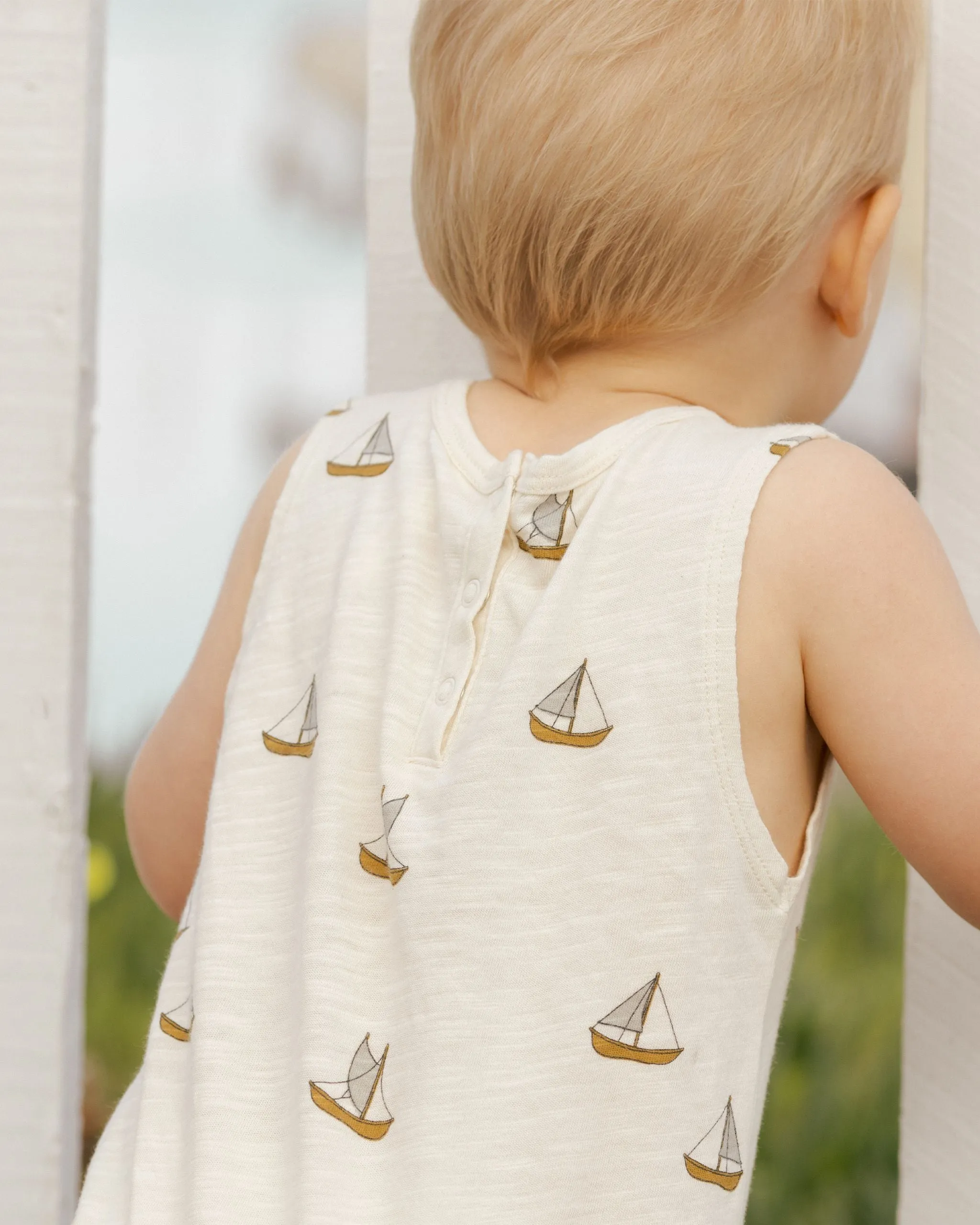 Mills Jumpsuit | Sailboats