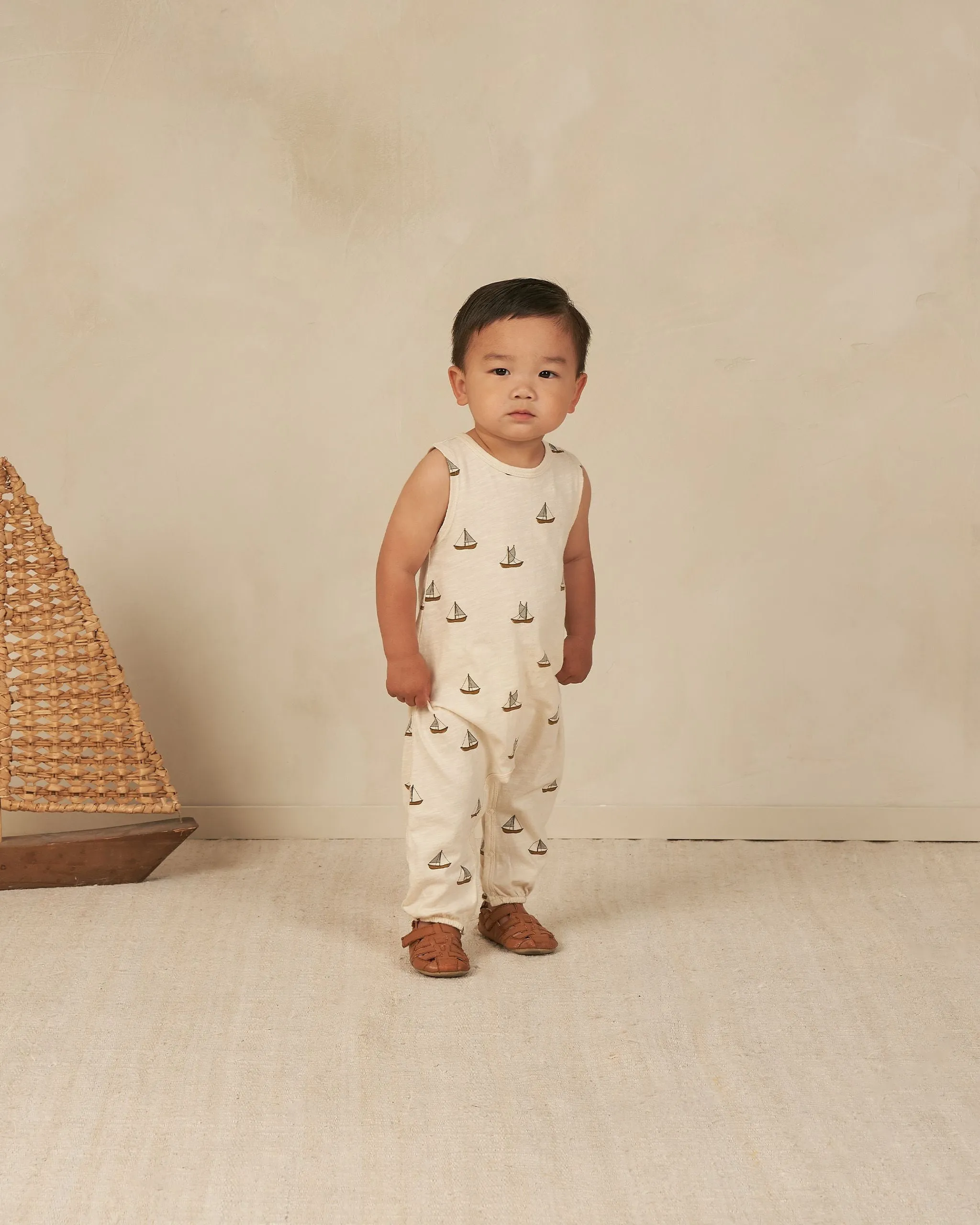 Mills Jumpsuit | Sailboats