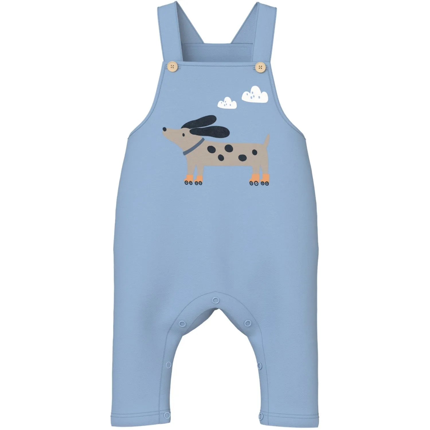 Name It Cerulean Dog On Wheels Vonne Sweat Overall