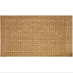 Natural Clean Eco Door Mat, Diamond, Natural (750mm x 450mm)