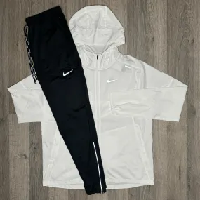 Nike Windrunner & Phenom Set - Jacket & Bottoms - White / Black