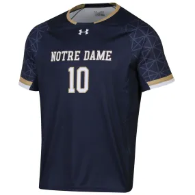 Notre Dame Fighting Irish Under Armour Navy #10 Light Speed Soccer Jersey