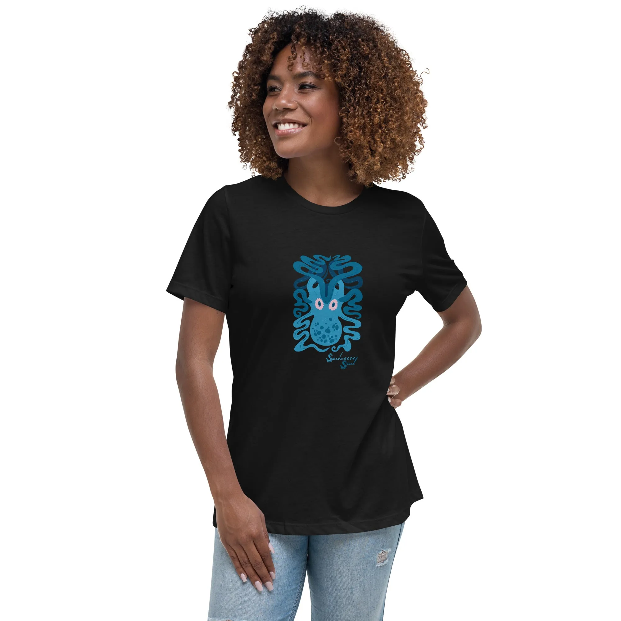 Octo One Women's Relaxed Tee ~ Seabreeze Soul