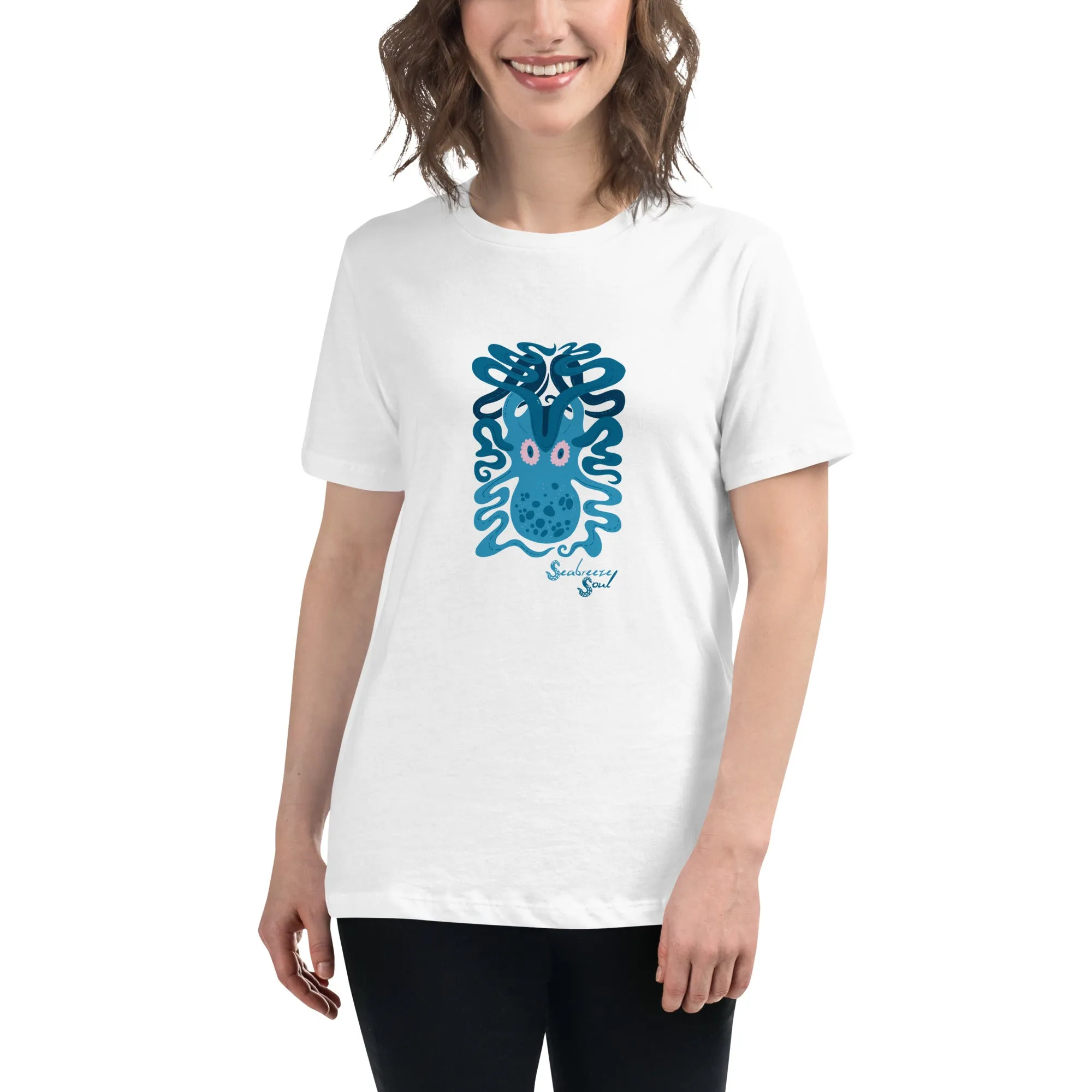 Octo One Women's Relaxed Tee ~ Seabreeze Soul