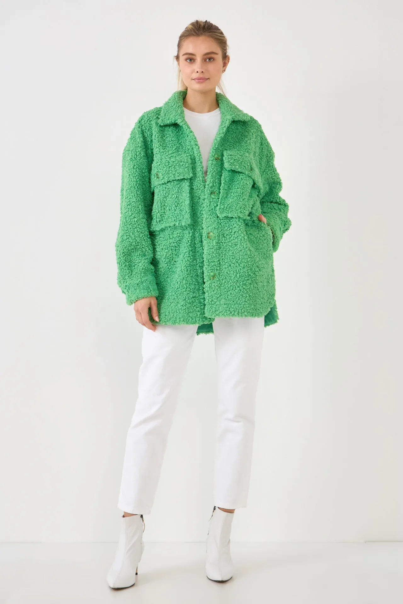 Oversized Sherpa Jacket