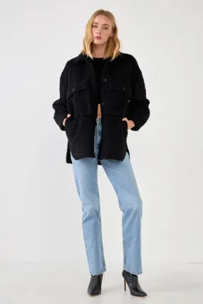 Oversized Sherpa Jacket