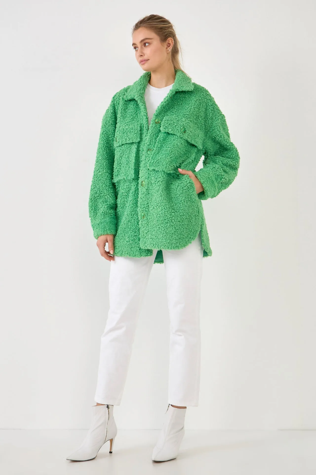 Oversized Sherpa Jacket