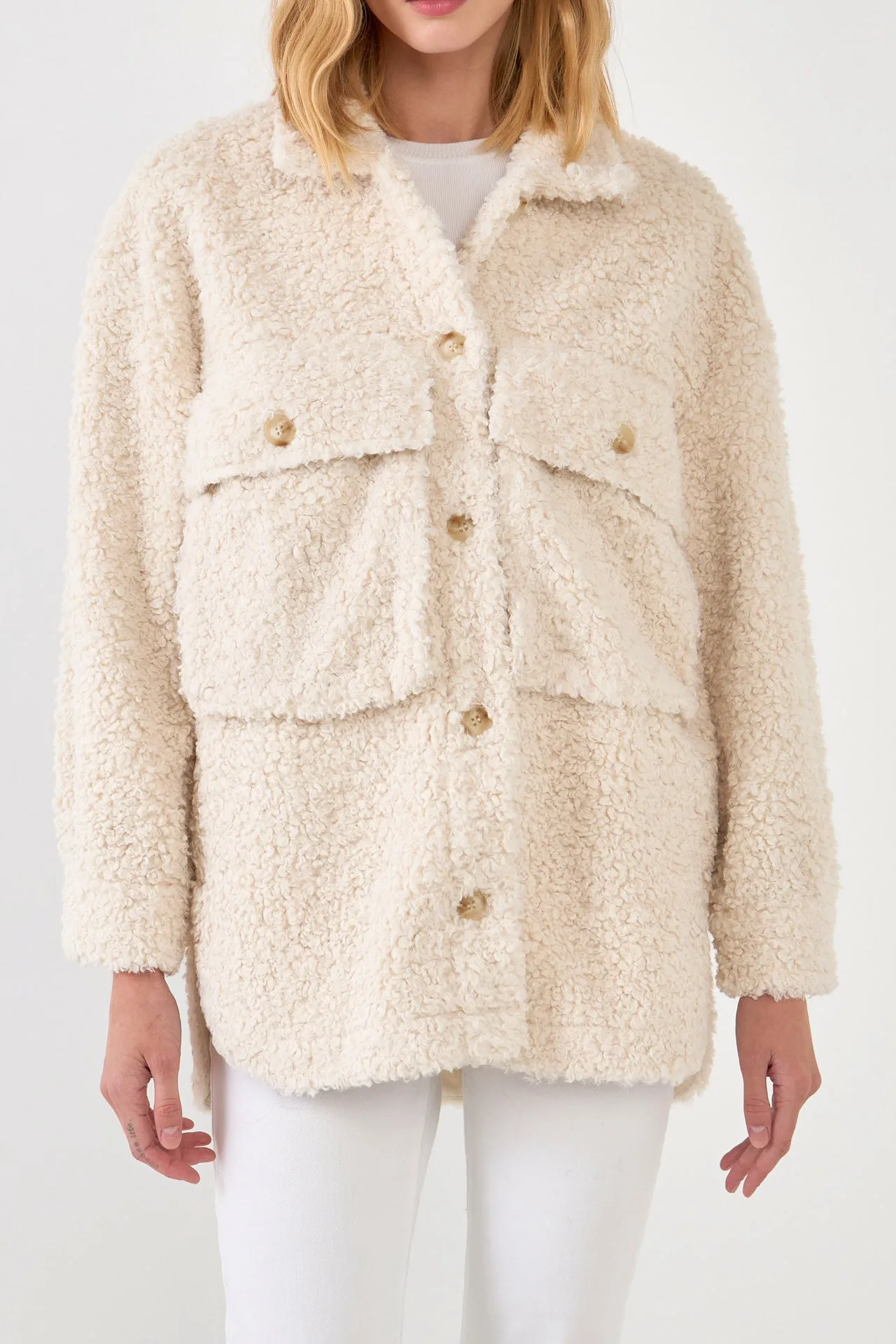 Oversized Sherpa Jacket